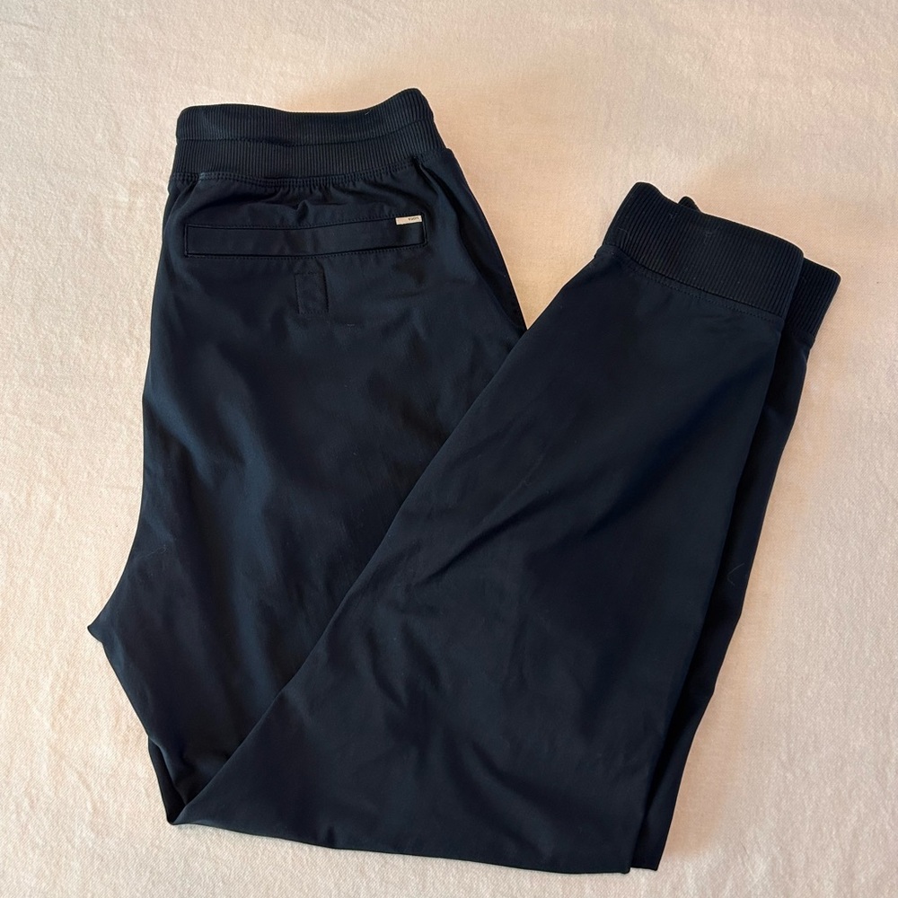 Vuori Meta Joggers Mens Large Blue Tapered Leg Athletic Pants Drawstring